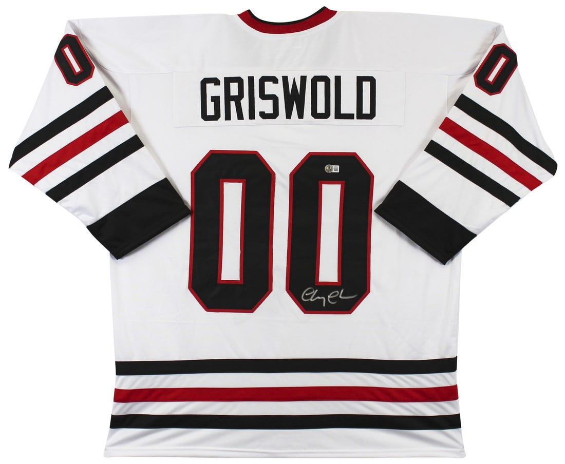 Chevy Chase Signed White Santa Clark Jersey BAS Witnessed Holiday Collectible (1 of 7)