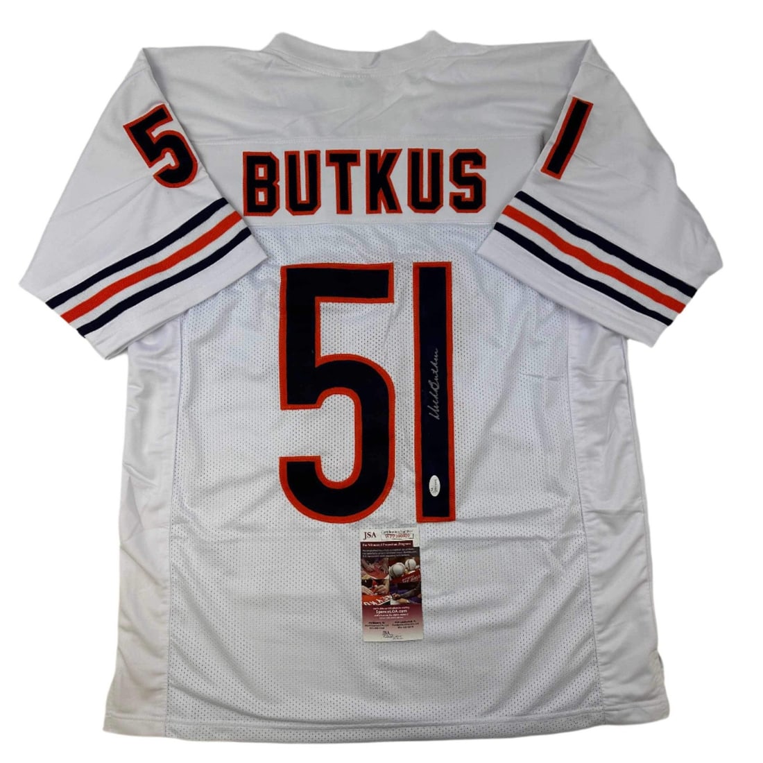Dick Butkus Autographed Chicago Bears Football Jersey JSA COA (1 of 4)