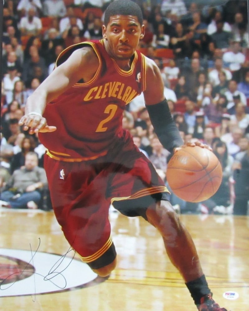 16x20 Cavaliers Basketball Photo Signed by Kyrie Irving PSA DNA Authenticated (1 of 4)