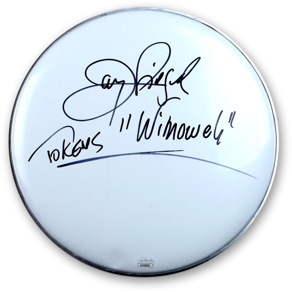 Jay Siegel Signed 10" Drumhead Tokens Wimoweh JSA Authenticated (1 of 3)
