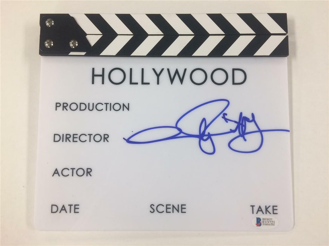 Andy Muschietti Signed Clapper Board with Beckett BAS COA: Andy Muschietti Signed Clapper Board with Beckett BAS COA Original film clapper board autographed by Andy Muschietti, the director of IT. The item is pre-owned and includes authentication by Beckett B
