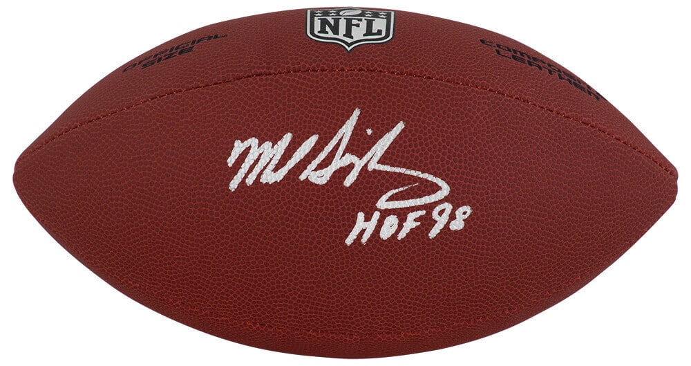 Mike Singletary Signed Wilson Limited NFL Football HOF 98 COA (1 of 1)