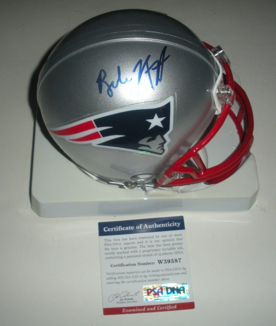 Robert Kraft New England Patriots Signed Mini Helmet PSA/DNA COA (1 of 1)