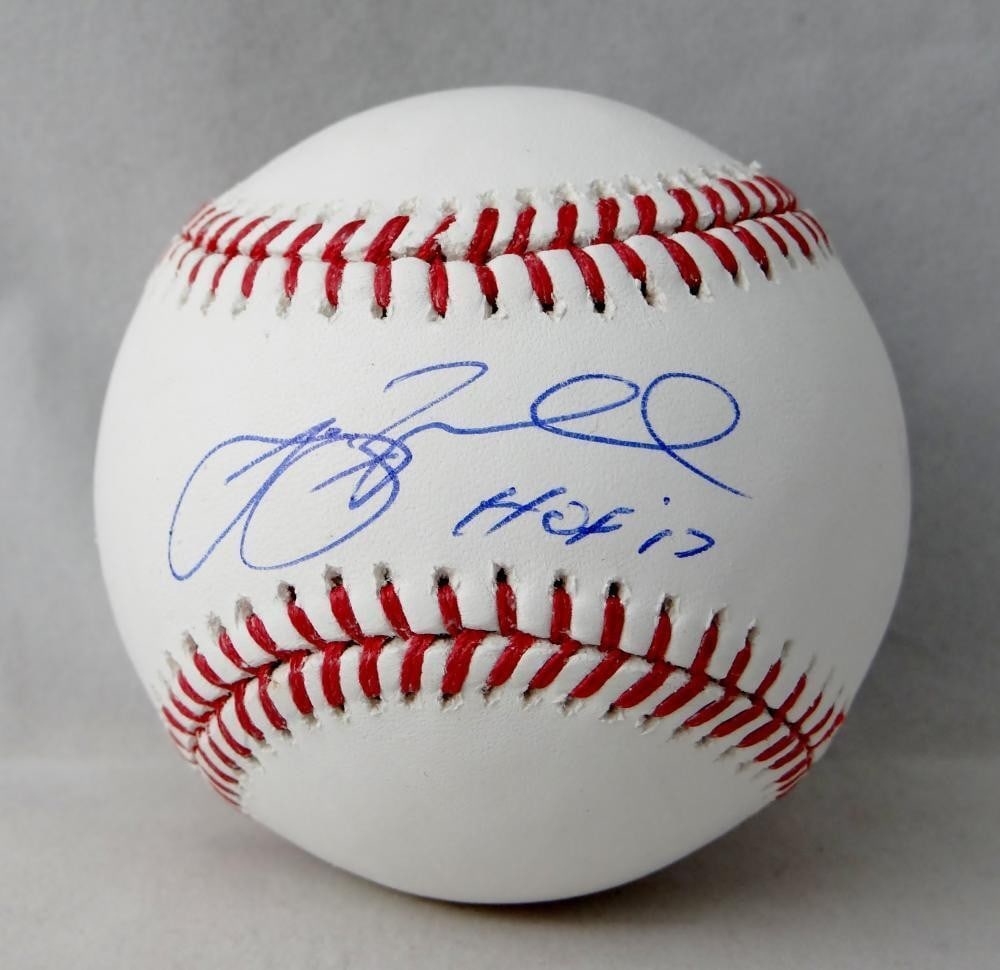 Jeff Bagwell Signed Rawlings OML Baseball HOF Tristar (1 of 3)