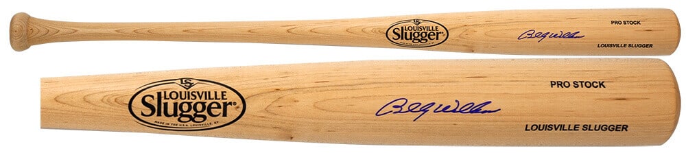 Billy Williams Signed Louisville Slugger Blonde Bat with COA: Billy Williams Signed Louisville Slugger Blonde Bat with COA Billy Williams Signed Louisville Slugger Blonde Bat with COA This authentic Louisville Slugger blonde baseball bat, signed by Billy William