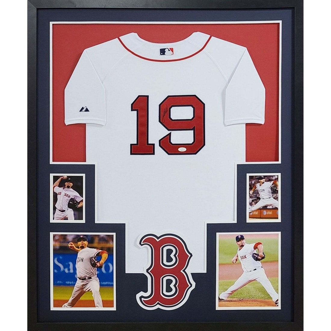 Josh Beckett Autographed Framed Jersey Boston Red Sox JSA Certified (1 of 3)