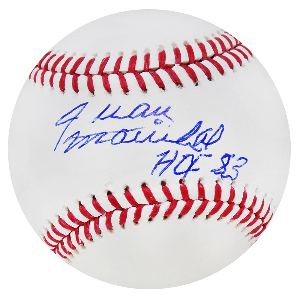 Juan Marichal Signed Rawlings MLB Baseball HOF'83 with COA (1 of 1)