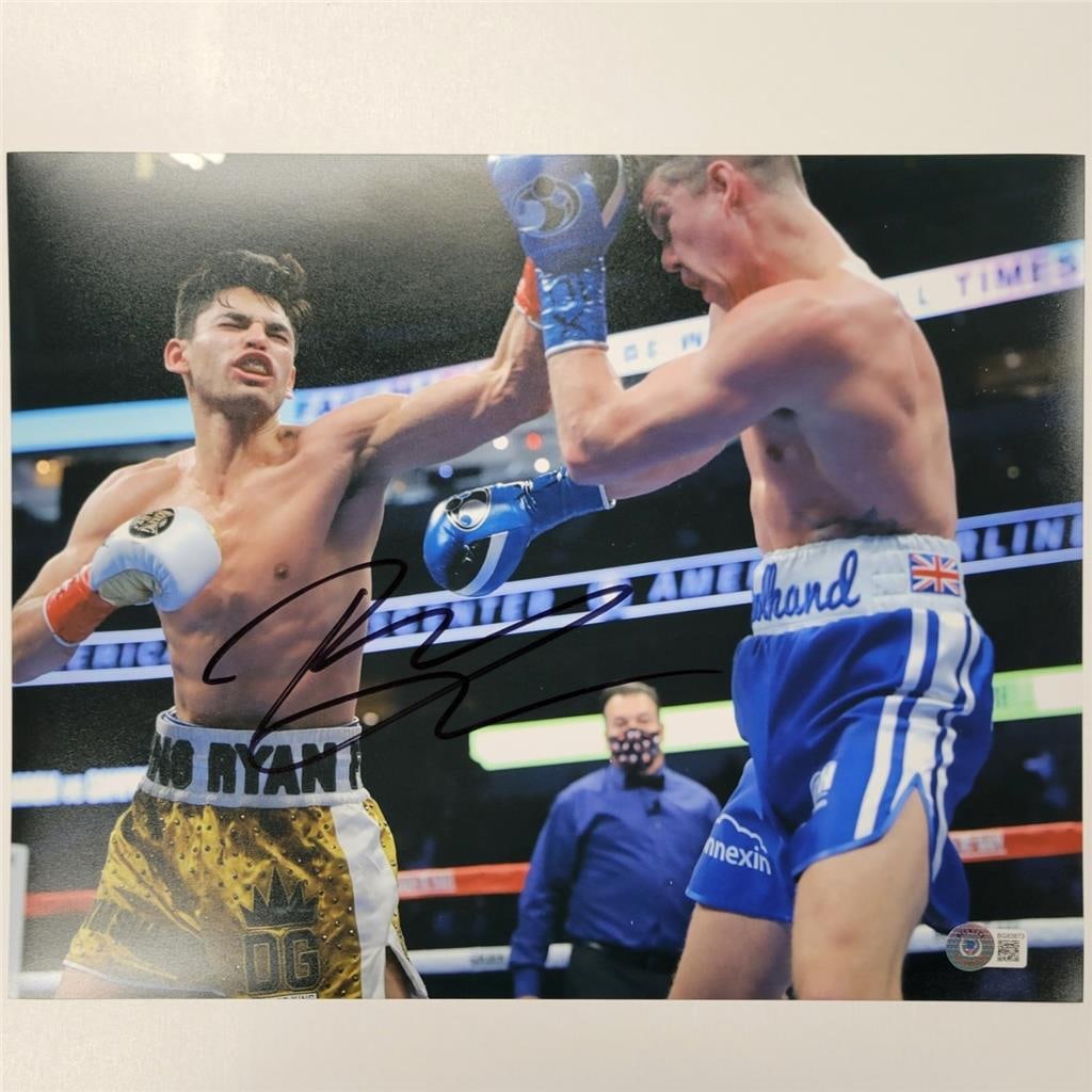 Ryan Garcia Signed 11x14 Boxing Photo Beckett BAS Authentic (1 of 3)