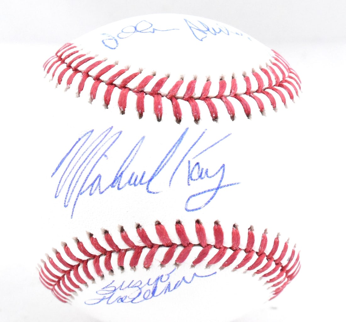 Signed OML Baseball by Kay Sterling Waldman Beckett Authenticated Yankees (1 of 5)