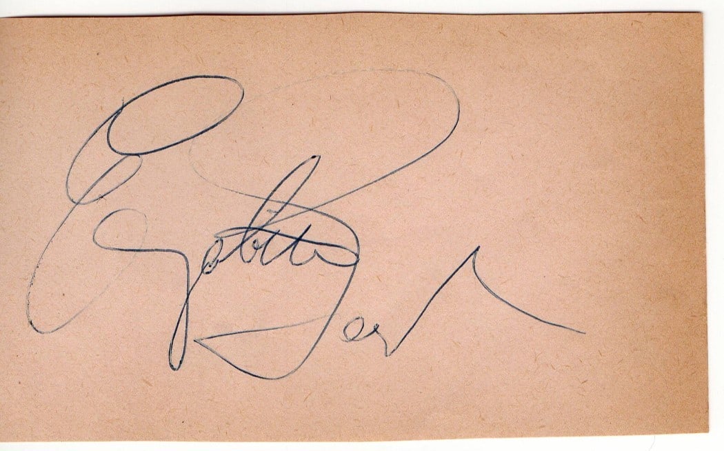 Elizabeth Taylor Authentic Hollywood Signed Cut Autograph JSA Certified (1 of 3)