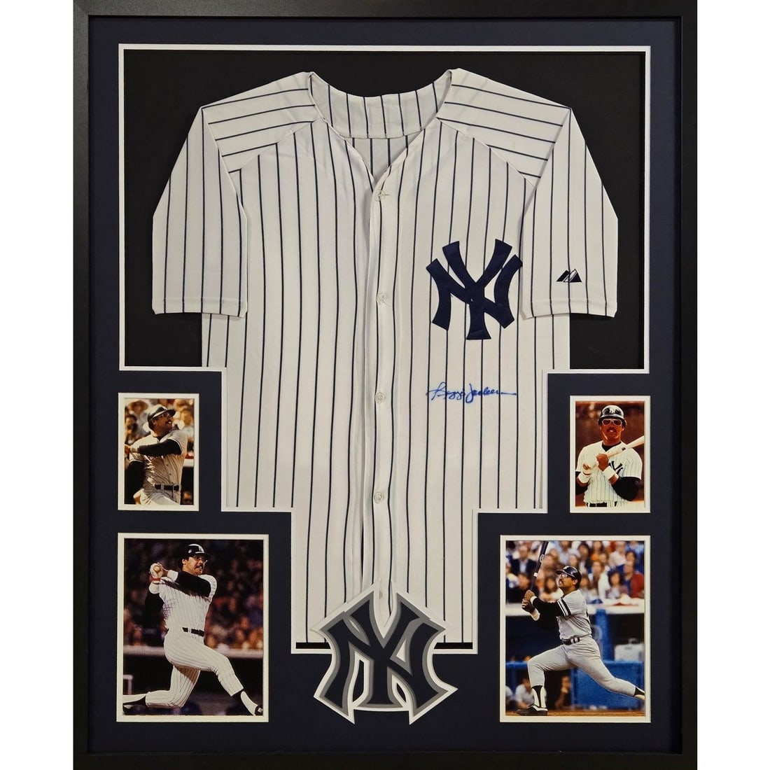 Reggie Jackson Autographed Framed Jersey PSA/DNA New York Yankees (1 of 3)