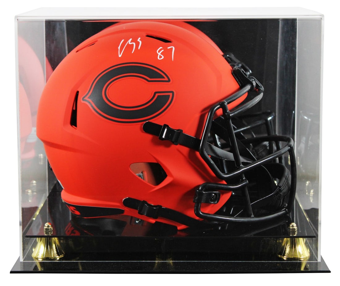 Luther Burden III Signed Chicago Bears Full Size Helmet with Beckett Authentication (1 of 4)