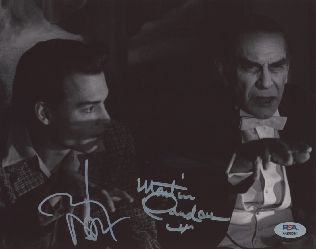 Johnny Depp Martin Landau Ed Wood Signed 8x10 Photo PSA/DNA Certified (1 of 2)