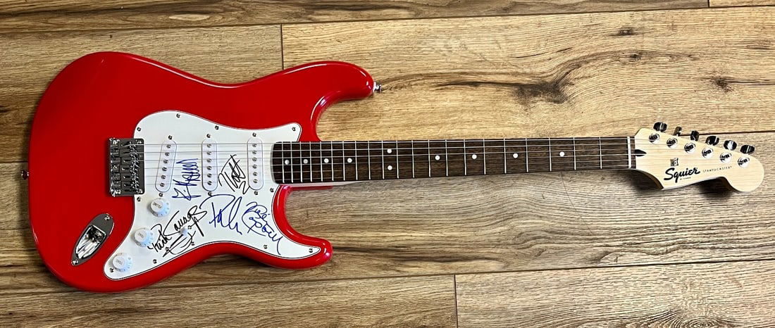 Def Leppard Signed Fender Squire Guitar with JSA Authentication (1 of 3)