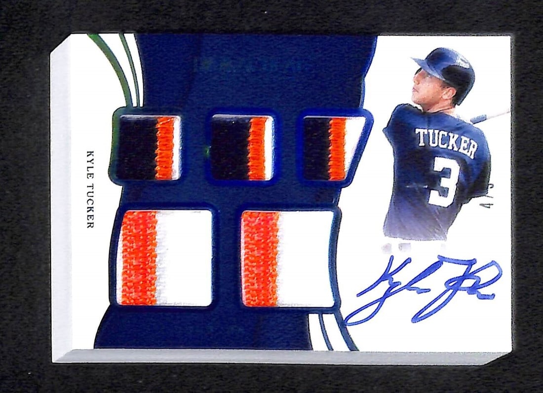 Kyle Tucker 2019 Panini Immaculate Fives RC Auto 4/5 Astros (1 of 2)