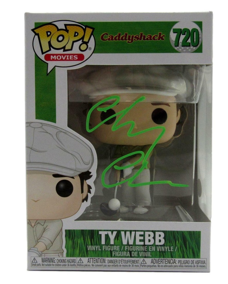 Chevy Chase Signed Funko Pop #720 Ty Webb Caddyshack JSA Authenticated (1 of 4)