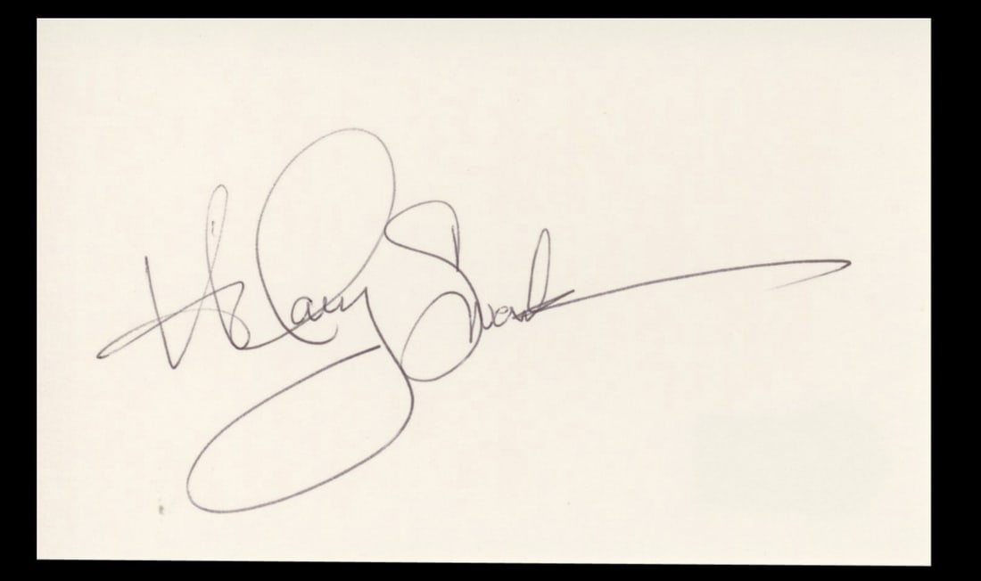 Hilary Swank Signed Million Dollar Baby Index Card BAS Authenticated (1 of 2)