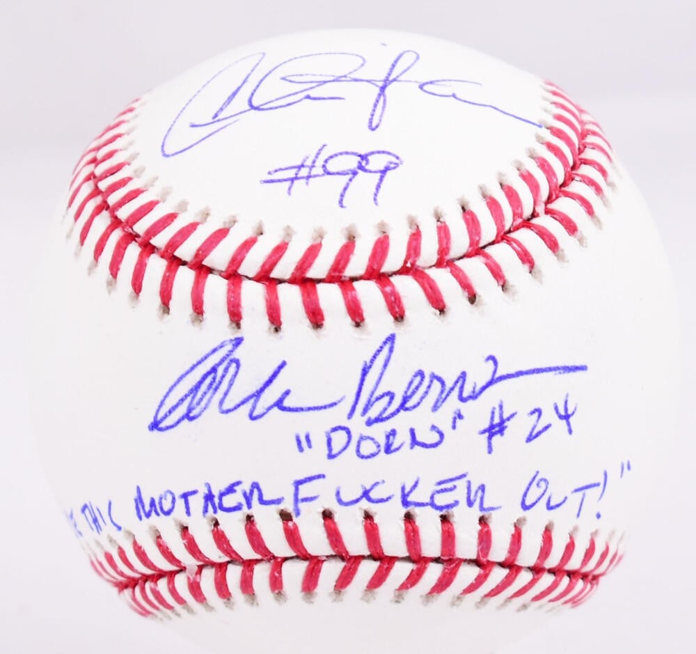 Charlie Sheen Corbin Bernsen Signed Baseball Beckett Authenticated (1 of 10)