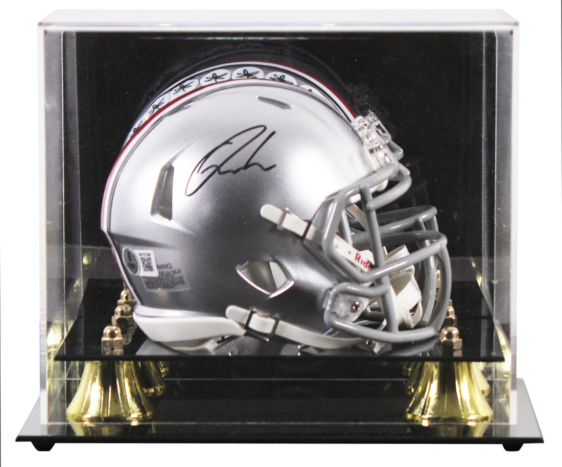 Ohio State Quinshon Judkins Signed Mini Helmet with BAS Authentication (1 of 3)