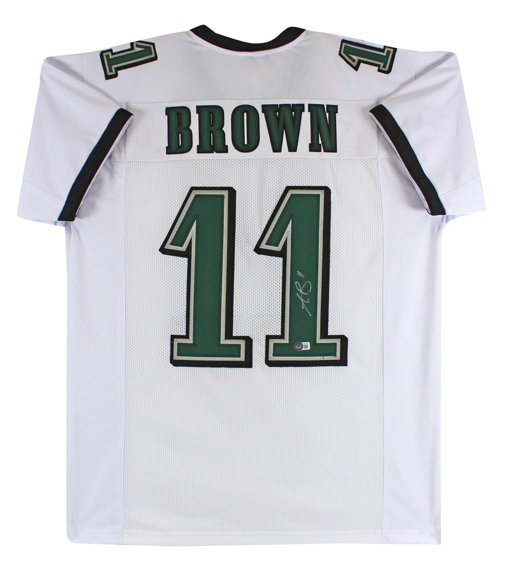 A.J. Brown Signed Philadelphia Eagles White Jersey BAS Authenticated (1 of 3)