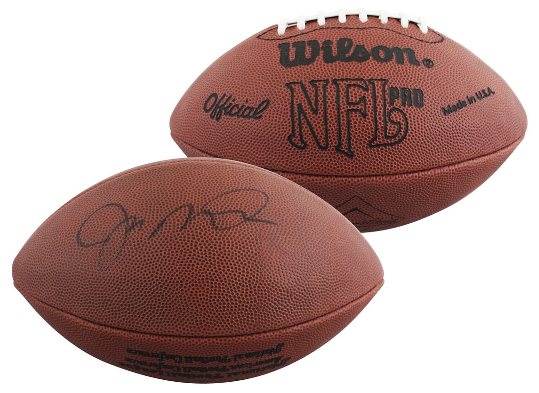 Joe Montana Autographed Wilson Official NFL Football Beckett Authenticated (1 of 4)