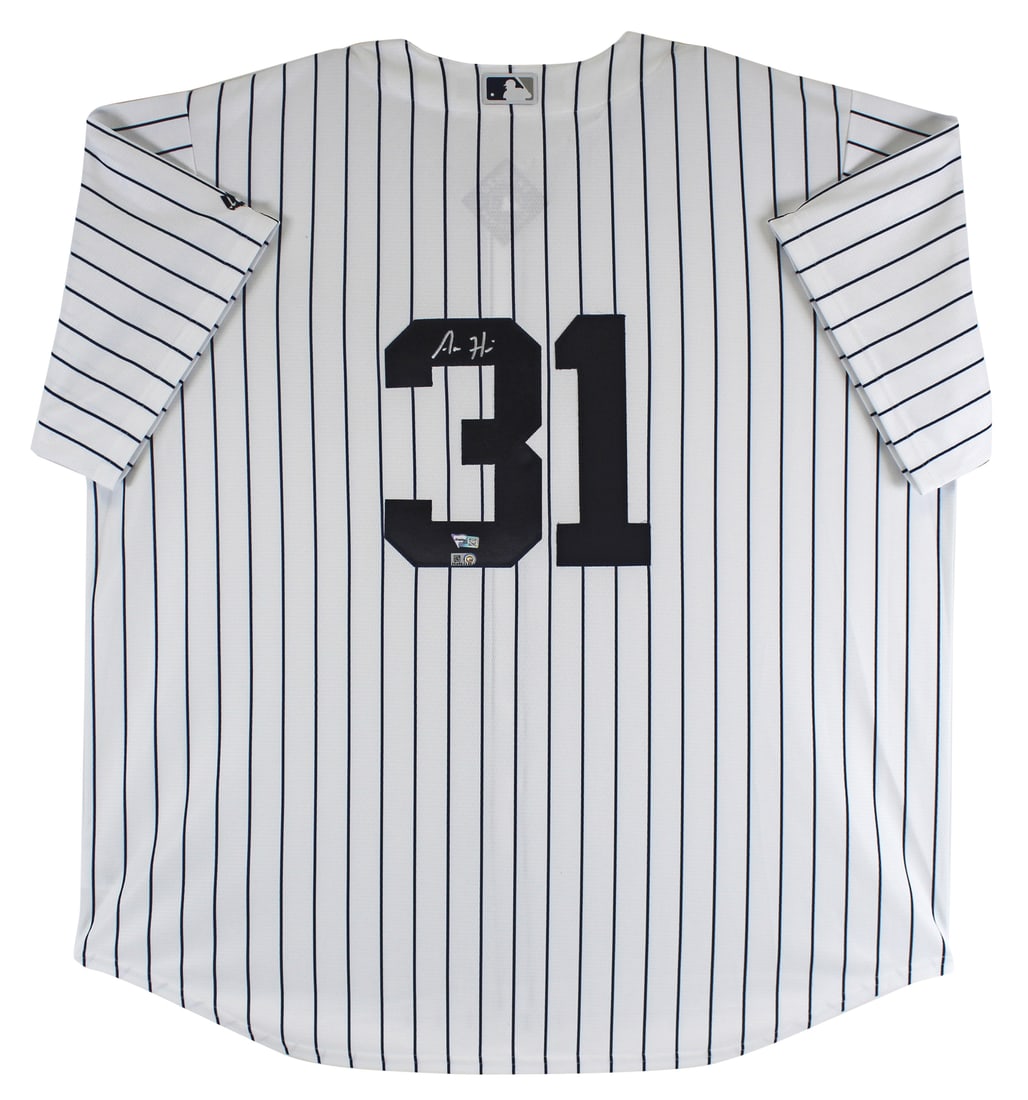 Aaron Hicks New York Yankees Signed Pinstripe Jersey with Fanatics Hologram (1 of 4)