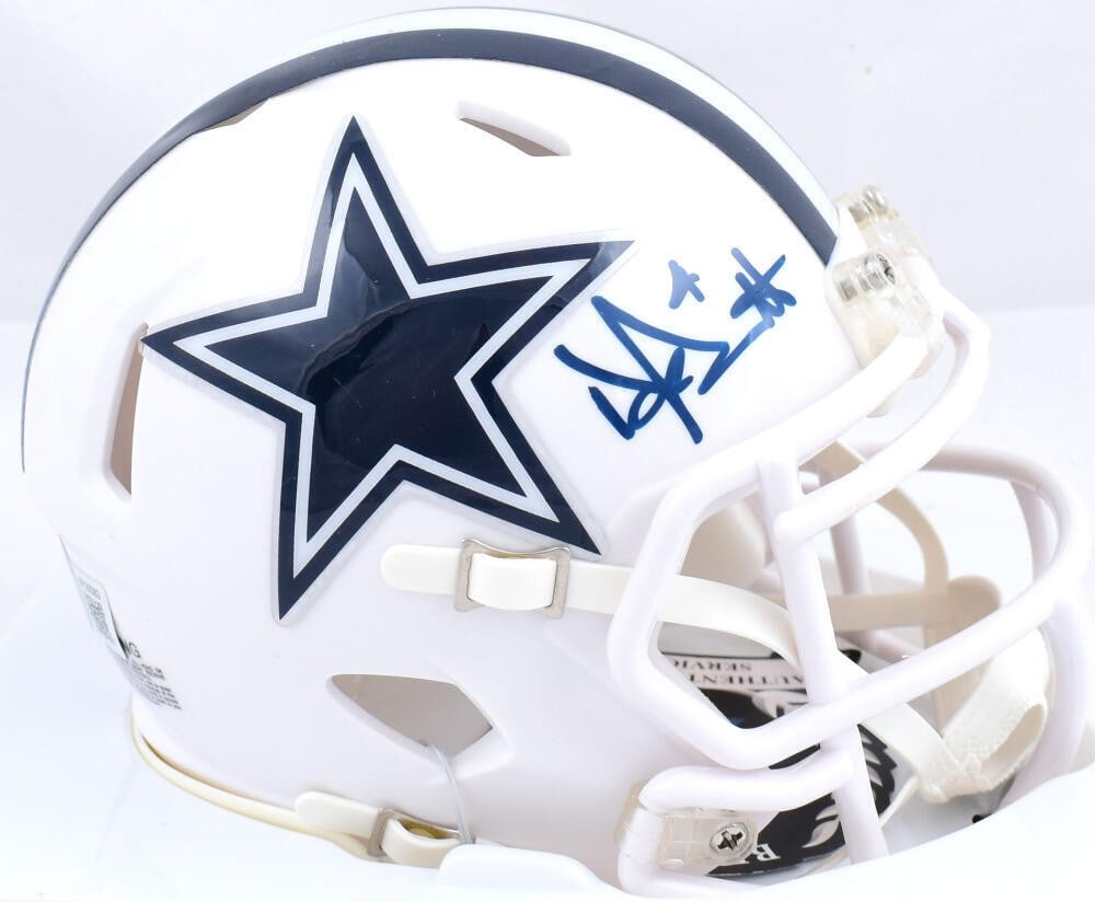 Dak Prescott Signed Cowboys Mini Helmet 2022 Beckett Authenticated (1 of 3)
