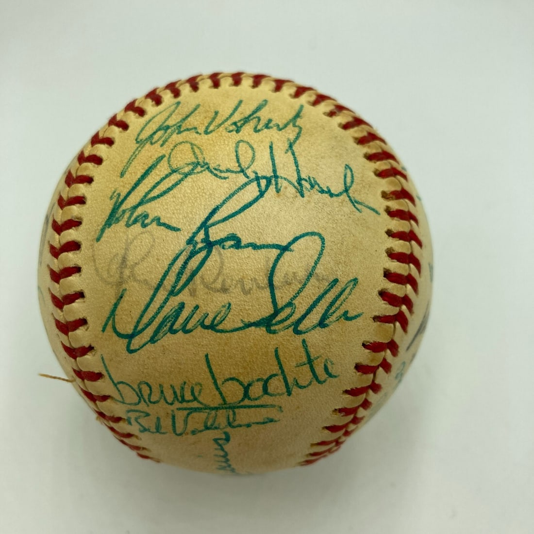 Nolan Ryan 1974 California Angels Team Signed Baseball JSA COA (1 of 12)