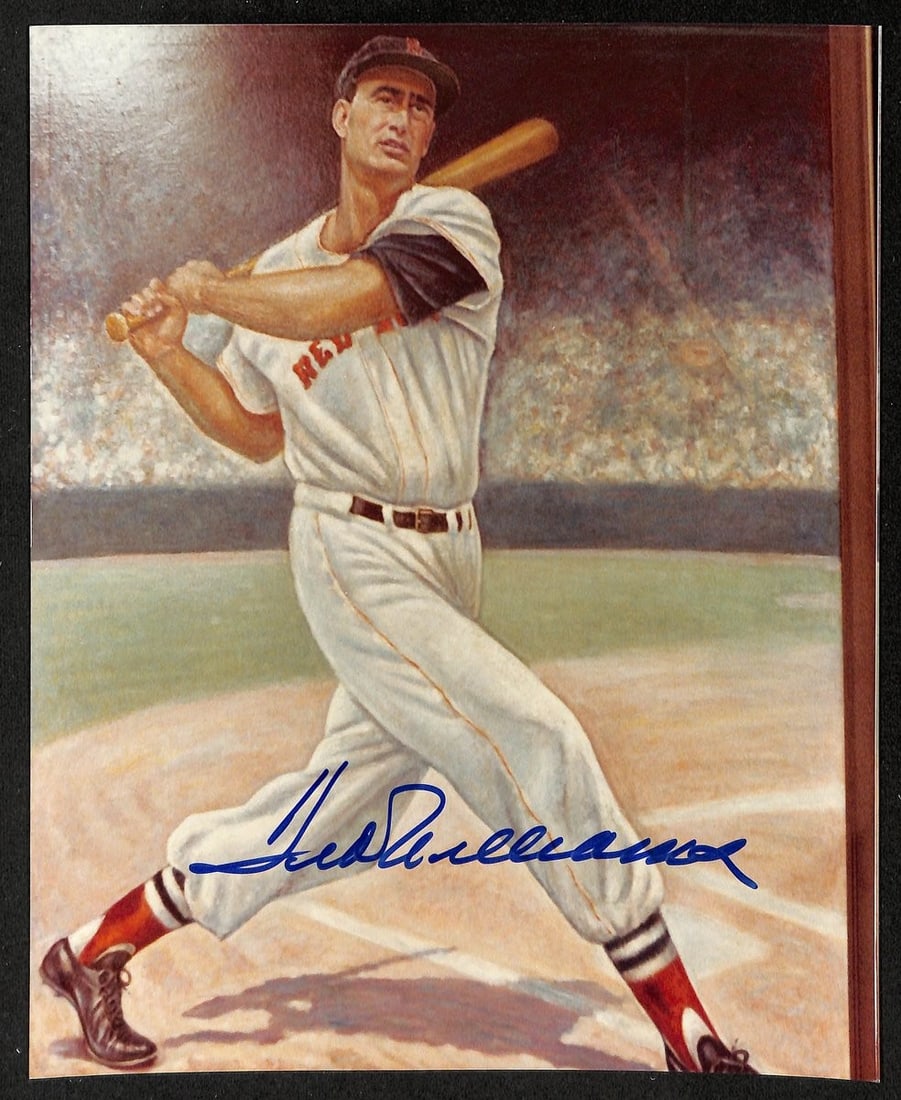 Ted Williams Autographed 8x10 Photo Boston Red Sox JSA Authentic (1 of 2)