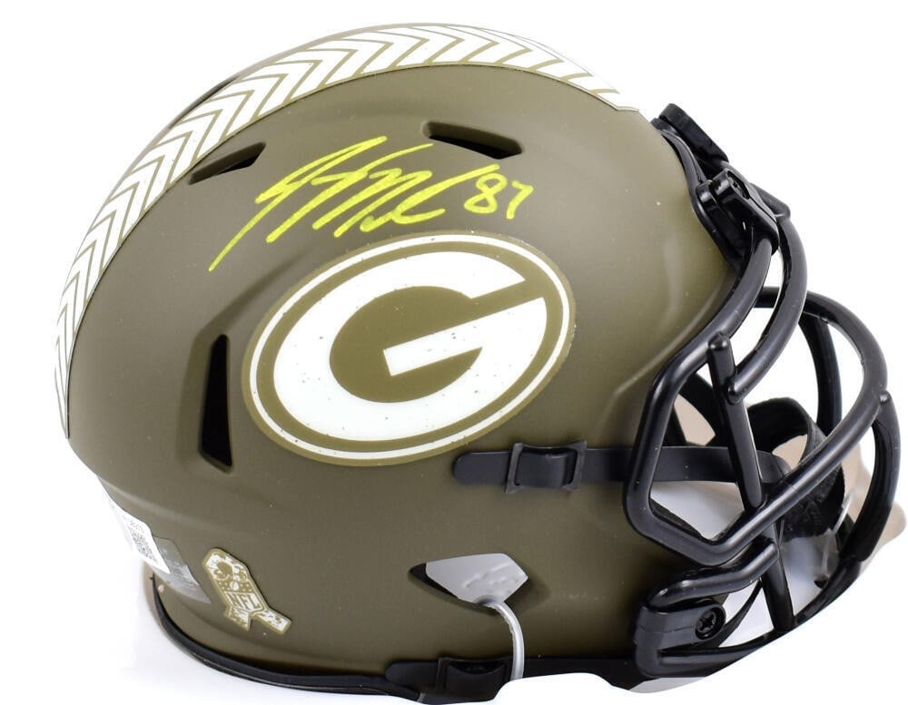 Jordy Nelson Signed Green Bay Packers Mini Helmet Beckett Auth (1 of 10)