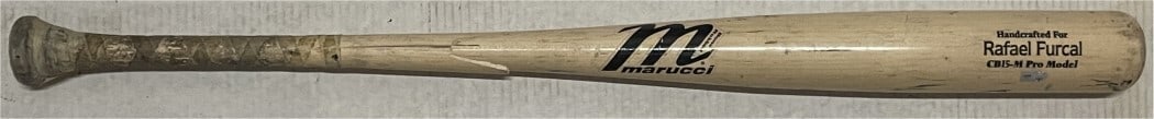 Rafael Furcal Cracked Marucci Baseball Bat MLB Authenticated Dodgers (1 of 8)