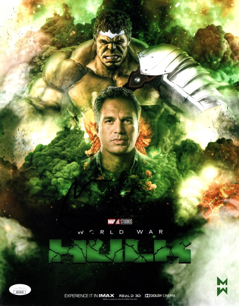 Mark Ruffalo Autographed 11X14 Photo The Incredible Hulk JSA Certified (1 of 2)