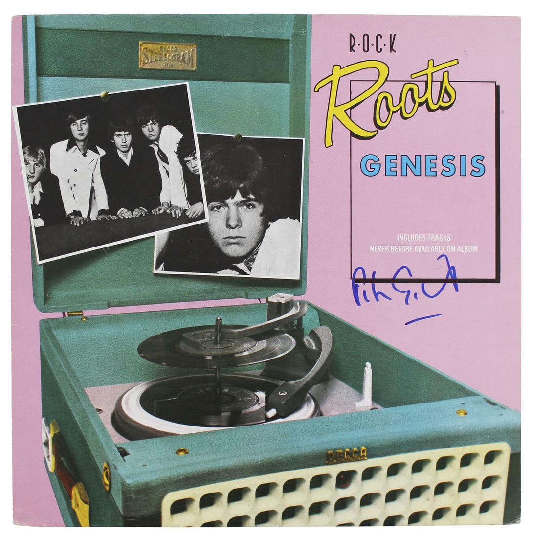 Peter Gabriel Signed Genesis Roots Album Cover Beckett Authenticated (1 of 3)