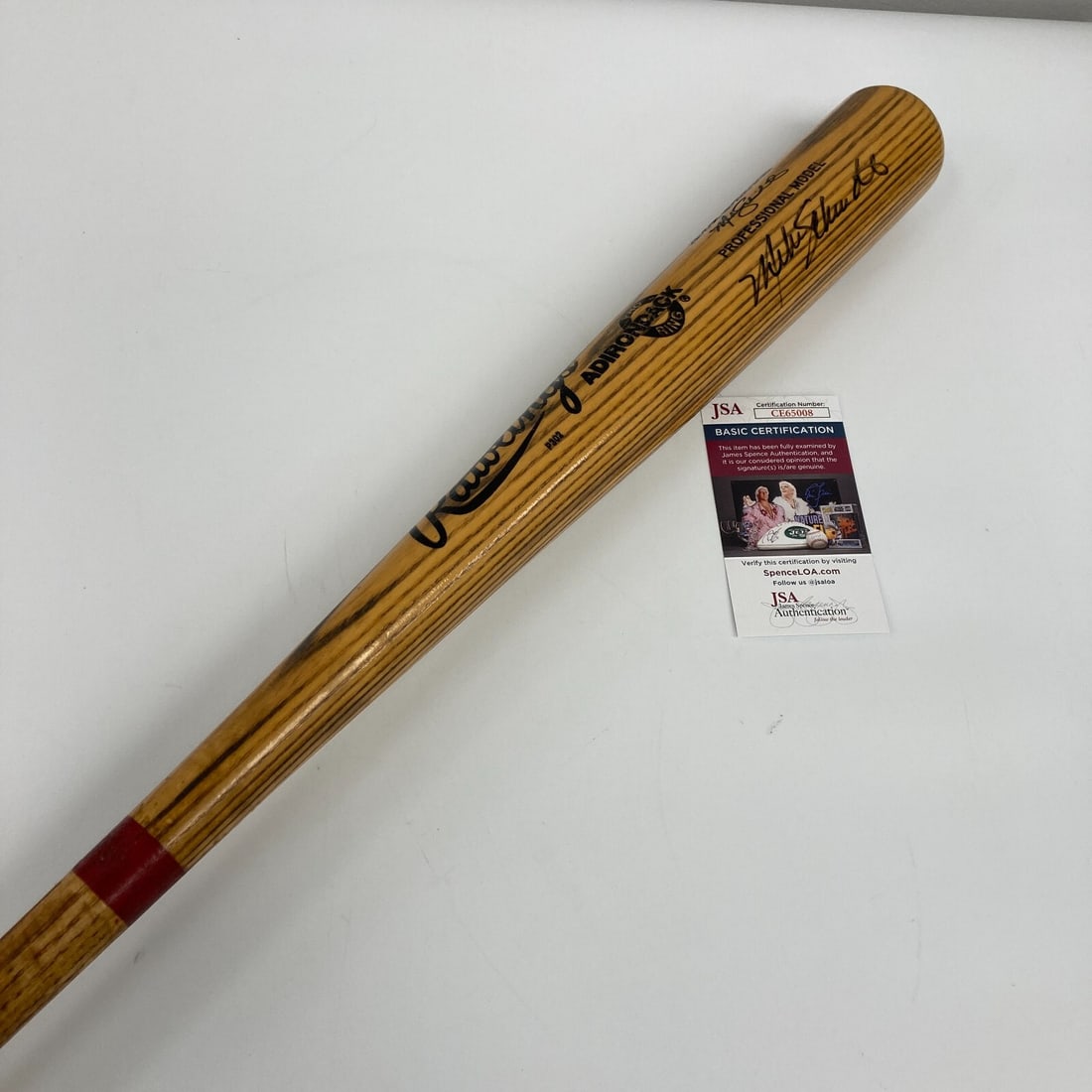Mike Schmidt Signed Rawlings Adirondack Bat with JSA COA (1 of 8)