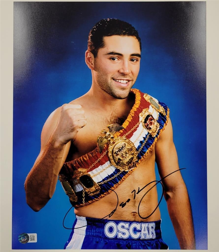 Oscar De La Hoya Signed 11x14 Photo Beckett Authenticated (1 of 3)