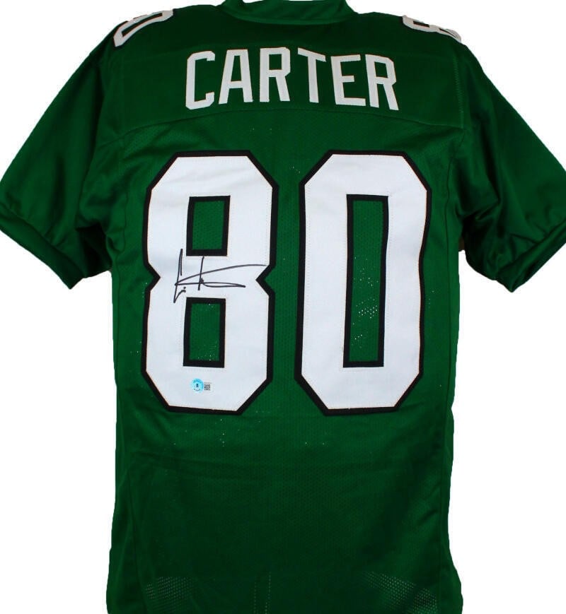 Cris Carter Autographed Philadelphia Eagles Jersey Beckett Hologram (1 of 11)