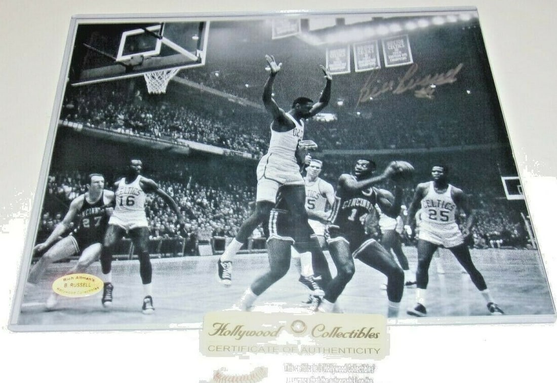 Bill Russell Boston Celtics Signed 8x10 Photo HOF 1975 (1 of 1)