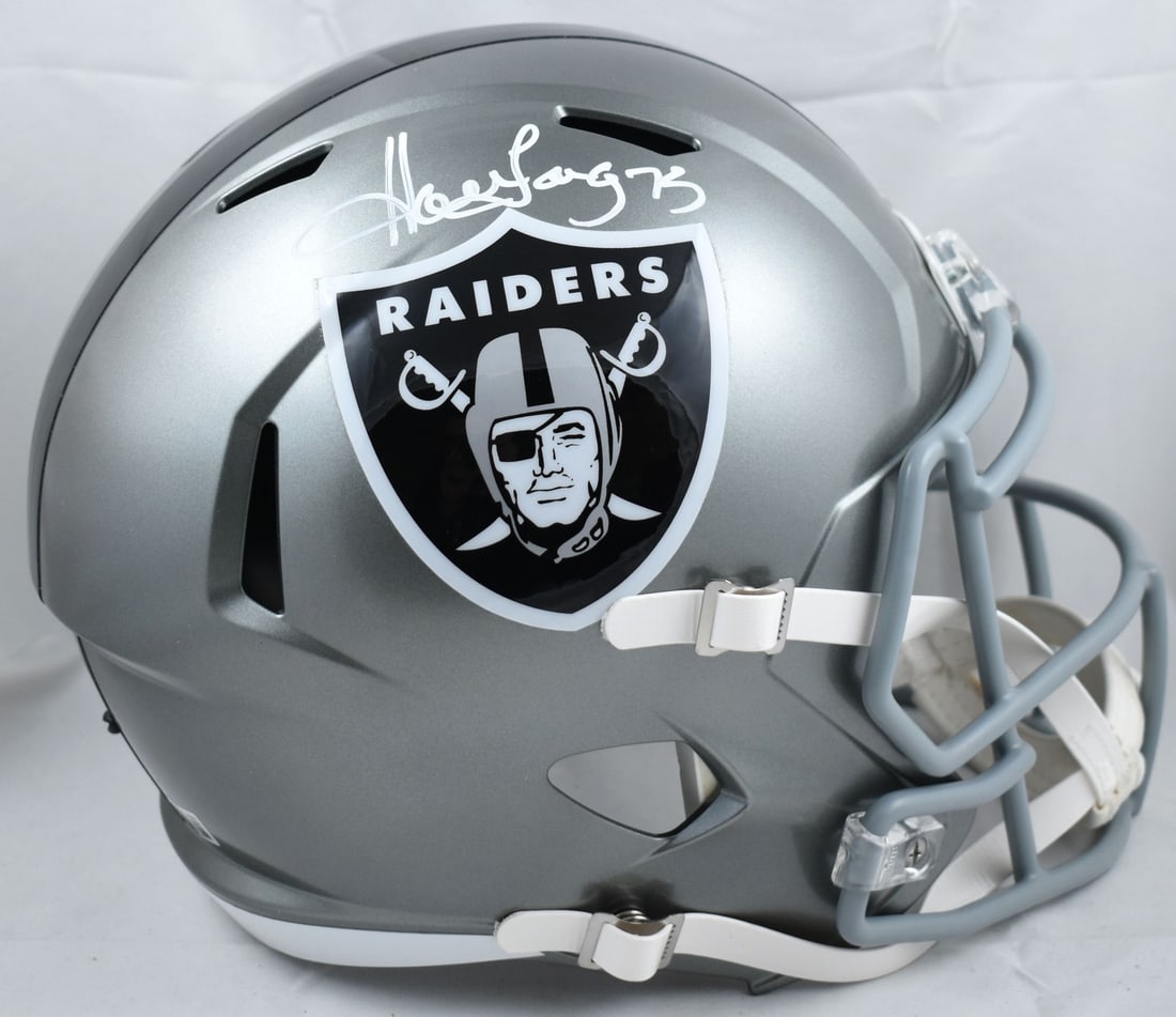 Autographed Raiders Full Size Flash Speed Helmet by Howie Long Beckett Witness Holo (1 of 5)
