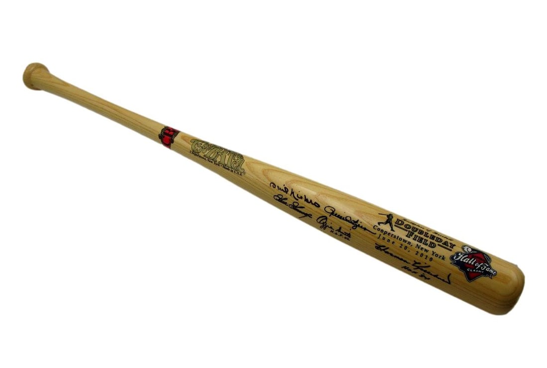 2010 Hall of Fame Classic Game Cooperstown Bat Signed by 5 Players JSA Steiner Authenticated (1 of 5)