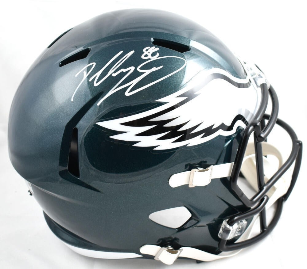 Dallas Goedert Signed Philadelphia Eagles Full Size Helmet Fanatics Authentic: Dallas Goedert Signed Philadelphia Eagles Full Size Helmet Fanatics Authentic Showcase your Philadelphia Eagles pride with this authentic Dallas Goedert autographed full-size Speed helmet. This piece