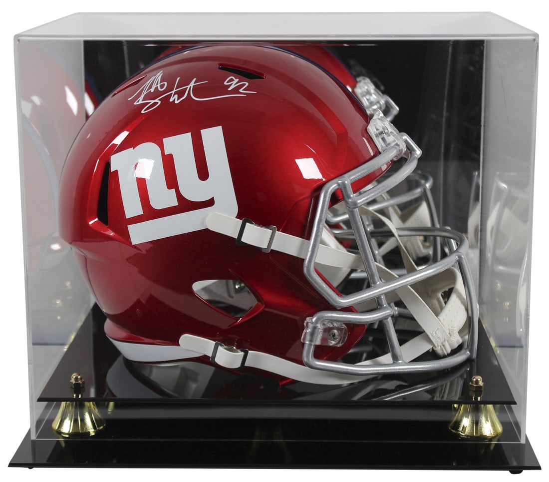 Michael Strahan Signed Giants Flash Full Size Helmet with Beckett Authentication (1 of 4)
