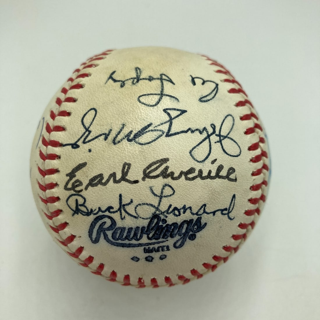 1970s Multi Signed MLB Baseball JSA Freddie Lindstrom Earl Averill Grimes (1 of 9)