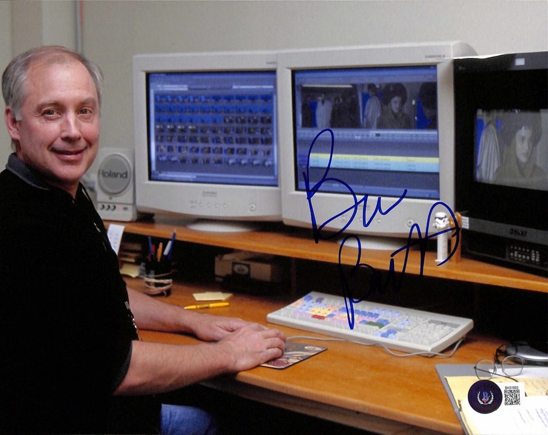 Autographed 8x10 Photo Ben Burtt Star Wars Sound Designer Beckett Certified: Autographed 8x10 Photo Ben Burtt Star Wars Sound Designer Beckett Certified This is an autographed 8x10 photograph signed by Ben Burtt, the original sound designer for Star Wars. The signature is in b