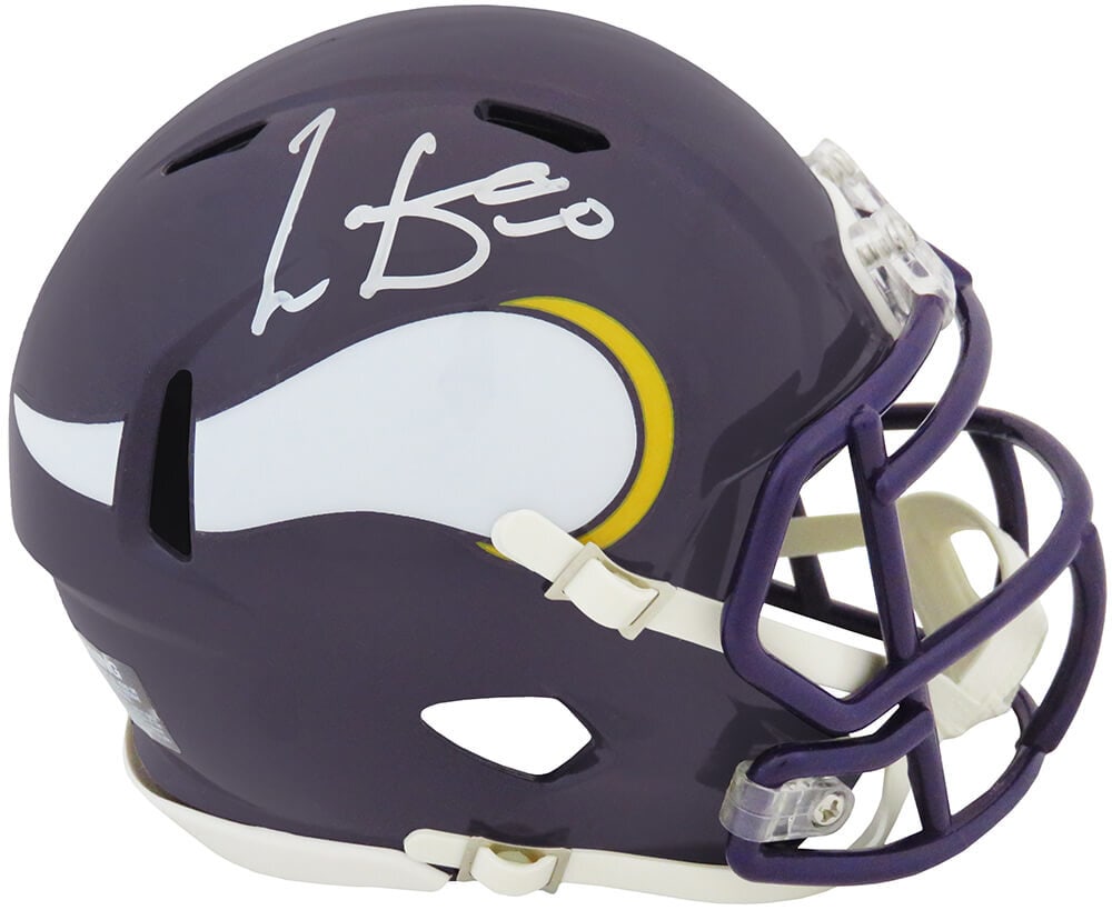 Cris Carter Signed Minnesota Vikings Riddell Speed Mini Helmet with COA (1 of 1)