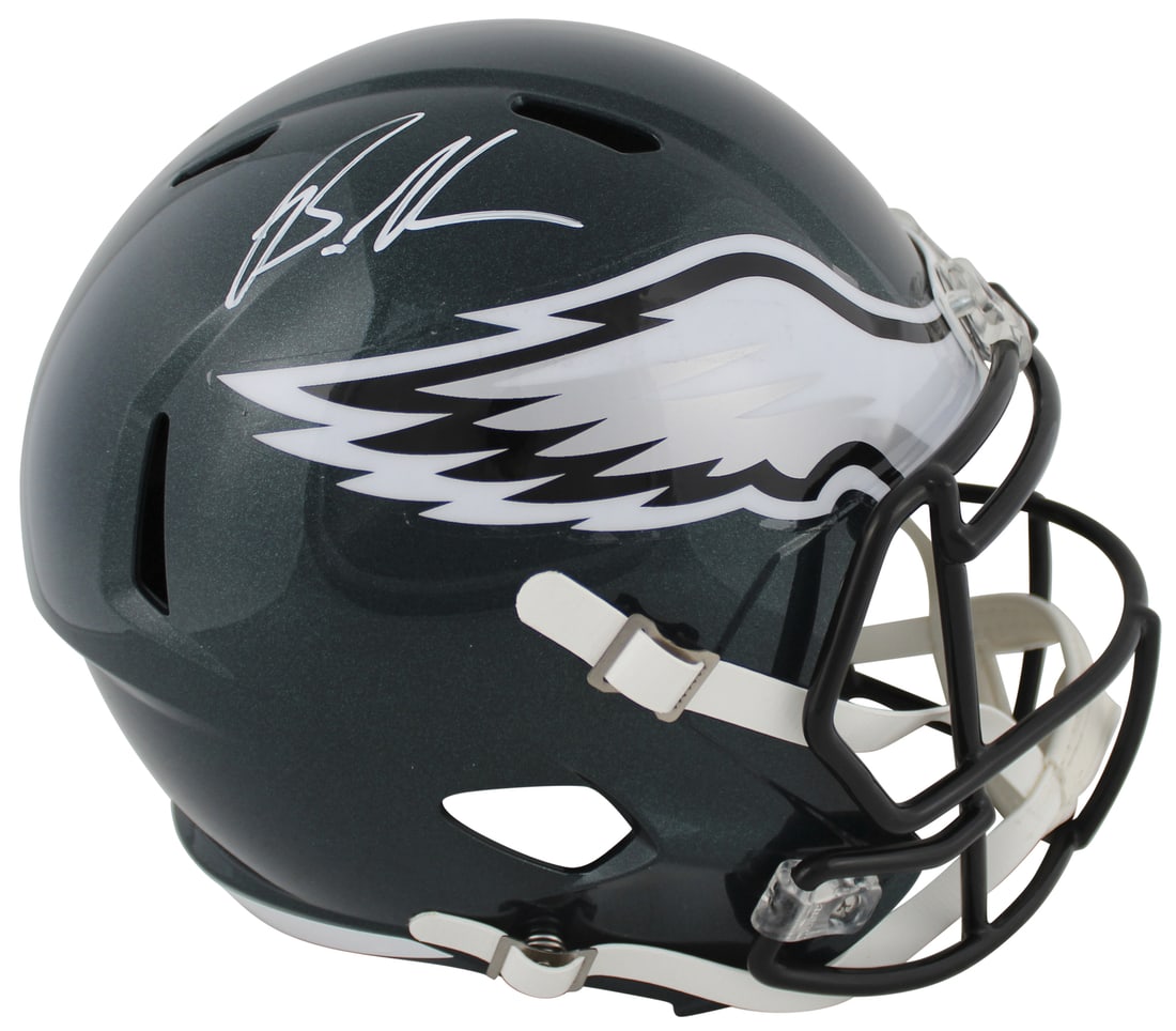 Brandon Graham Signed Philadelphia Eagles Full Size Speed Rep Helmet BAS Authenticated (1 of 3)