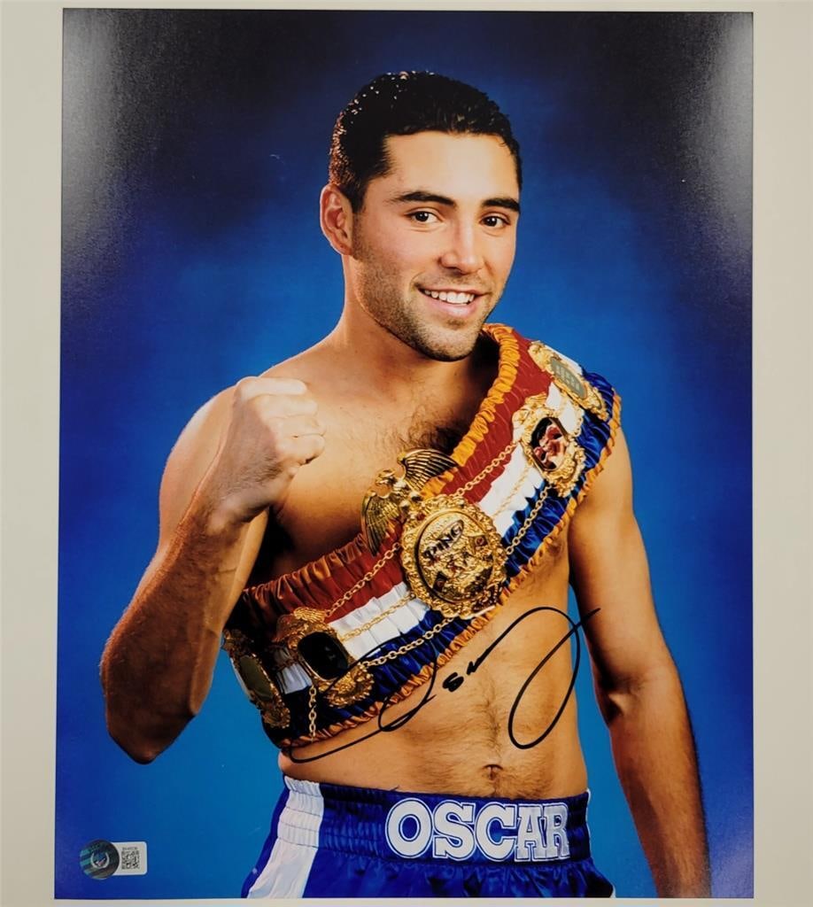 Oscar De La Hoya Signed 11x14 Photo Beckett Authenticated (1 of 3)