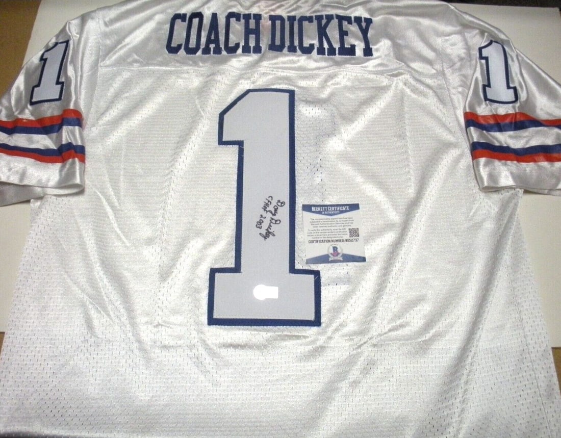 Doug Dickey Signed Florida Gators Nike Jersey with Beckett COA (1 of 2)