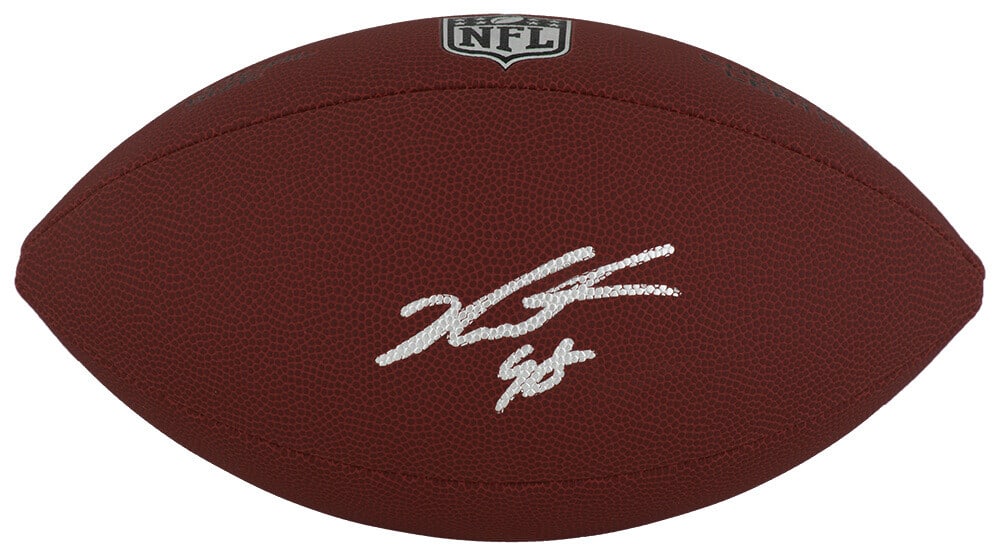 Jalen Carter Signed Wilson Full Size NFL Football with COA (1 of 1)