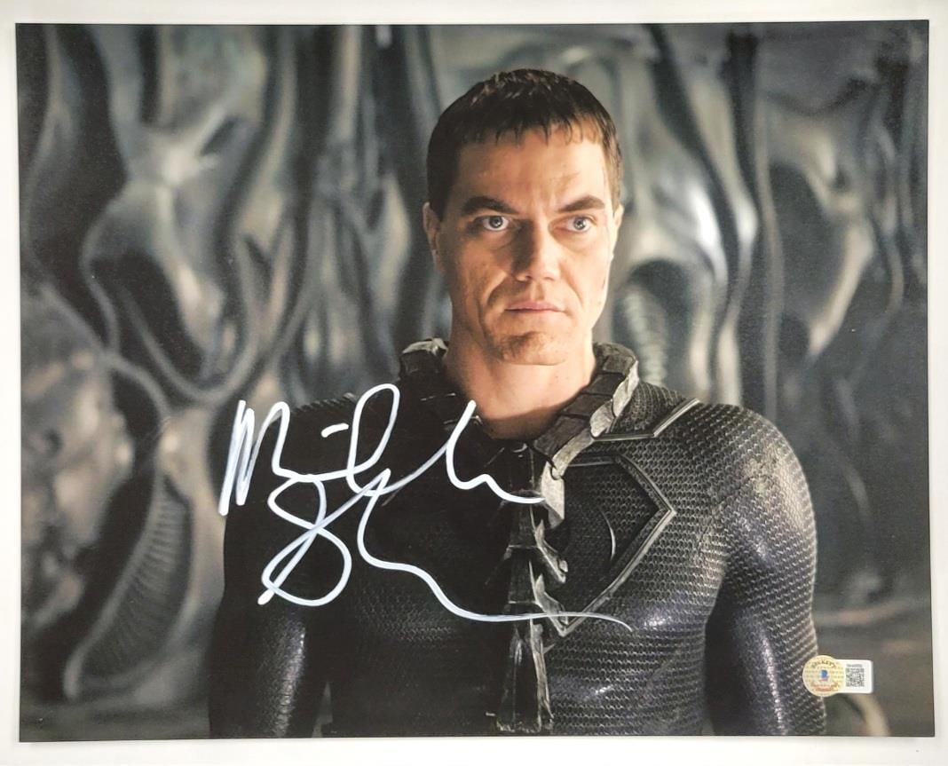 Michael Shannon General Zod 11x14 Signed Photo The Flash Beckett Authenticated (1 of 3)