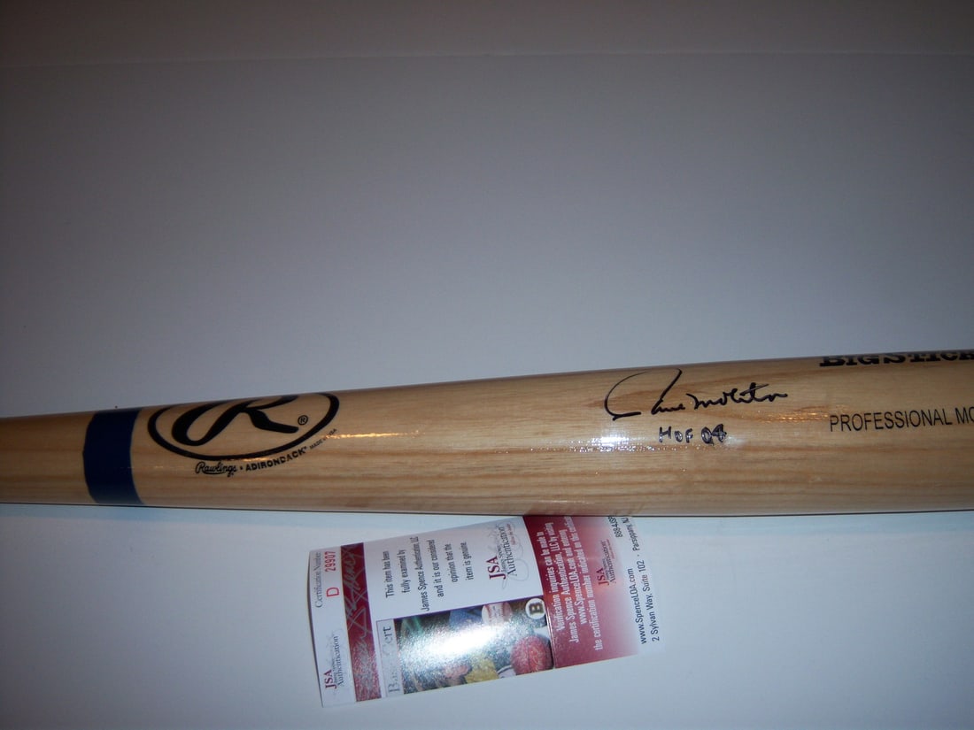 Signed Big Stick Baseball Bat by Paul Molitor JSA COA Twins Brewers (1 of 1)